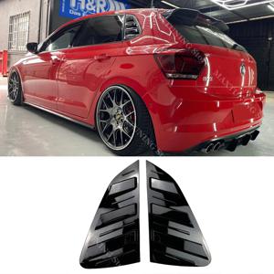 폭스바겐 폴로 AW MK6 GTI R라인 TSI TDI TGI MPI 2017-2025용 리어 사이드 윈도우 트라이앵글 셔터 커버 쉐이드 루버 벤트 트림
