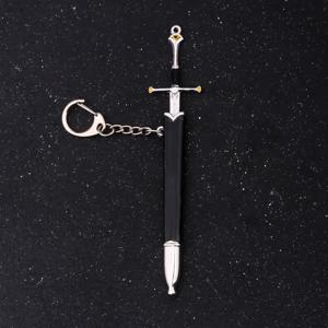 12 Aragorn Narthil 검 열쇠 고리 엘프 Anduril 중세 무기 반지 금속 Katana 사무라이 검 가방 Pandant 남자 장식품 선물
