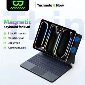 iPad Air 2025 케이스용 경량 매직 키보드 iPad Air 6 11 2024 Pro 13 Pro 11 2024 iPad Pro 12.9 Air 4 5 10.9