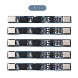 5PCS 1S 3.7V 4A 리튬 이온 배터리 충전 보호 보드 모듈 2MOS BMS 18650 배터리 보호 보드