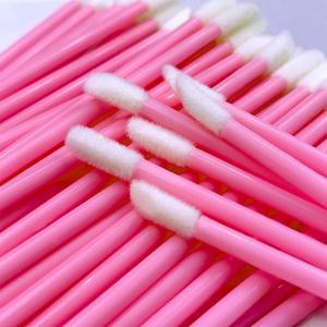 50/500PCS 일회용 립 브러쉬 속눈썹 연장 메이크업 브러쉬 래쉬 연장 마스카라 애플리케이터 립스틱 완드 화장품 도구