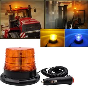 LED 스트로브 경고등 자동차 트럭 루프탑 마그네틱 베이스 보안 자동 12V 24V 범용 점멸등