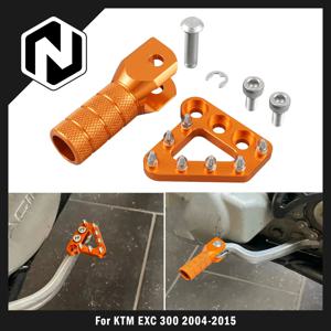 NICECNC KTM EXC 300 EXC 250 EXCF 350 EXC 450 SX 125 SXF 250 SXF 450 XCW XCF 2004-2015 브레이크 페달 스텝 플레이트 시프트 레버 팁