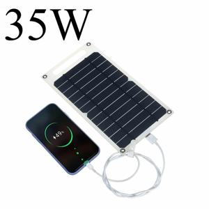 5V USB 태양 전지 패널 휴대 전화 보조베터리 소형 장치에 대 한 휴대용 방수 야외 하이킹 캠핑 태양열 충전기