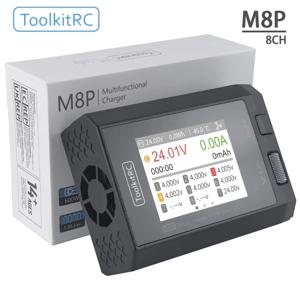 ToolkitRC M8P 지능형 충전기 1-8S 600W 20A 원격 조종 자동차 항공 모델 항공기 리튬 배터리 FPV 고속 충전