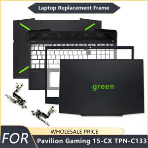 HP Pavilion Gaming 15-CX 15T-CX TPN-C133 노트북 LCD 뒷면 커버 전면 베젤 손목 받침대 하단 케이스 노트북 프레임 힌지