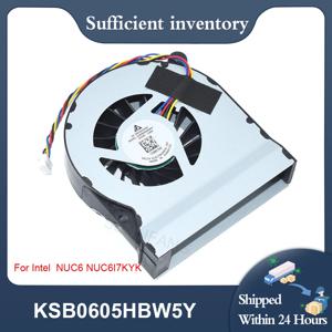 인텔 스컬 캐년 NUC6I7KYK NUC6 I3 I5 I7 DC5V 0.6A KSB0605HB KSB0605HBW5Y 1323-00U9000 1709N17HF 4Pin 용 새 CPU 냉각 팬