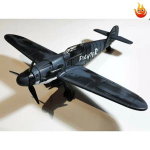 1/48 2차 세계 대전 전투기 모델 해적 머스탱 스피트파이어 허리케인 BF109 4D 조립 항공기 플라스틱 DIY 비행기 장난감 조립 키트