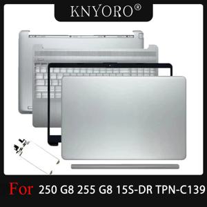 HP 255 250 G8 G9 15-DW 15Z-GW 15S-DR TPN-C139 LCD 후면 커버 베젤 팜레스트 하단 케이스 힌지 L52007-001 새 교체 케이스
