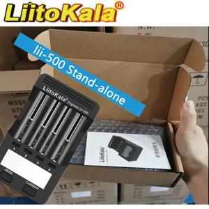 LiitoKala 배터리 충전기 Lii-500 LCD(18650 26650 16340 18350 3.7V 1.2V 18650+US/EU 플러그 어댑터)