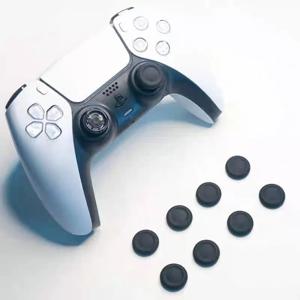 PS5/PS4 컨트롤러 엄지 그립 캡 - 8PCS 미끄럼 방지 조이스틱 커버, 미끄럼 방지 실리콘 스틱 캡, 보호 교체 키트