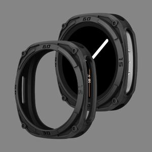 삼성 갤럭시 8 용 견고한 베젤 케이스 44mm 40mm 보호기 하드 PC 범퍼 프레임 스케일 보호 커버 Galaxy watch8 액세서리