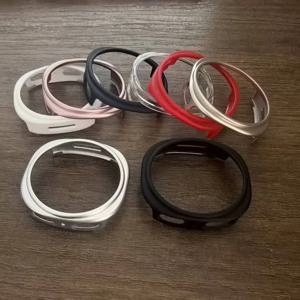 삼성 갤럭시 워치 8 40mm/44mm 무광 커버 보호용 PC 하드 케이스 갤럭시 워치 8 클래식용 홀로우 아웃 쉘 액세서리