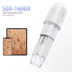 도도시 1600배 디지털 현미경 뷰티 전자 확대경 미니 휴대용 두피 및 눈썹 분석 카메라 (아이폰/안드로이드용)