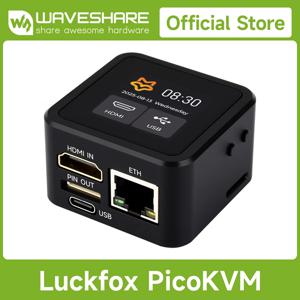 Waveshare Luckfox PicoKVM 경량 IP KVM 원격 관리 도구, 1920 × 1080@60fps HDMI 비디오 입력 및 HID 신호 지원
