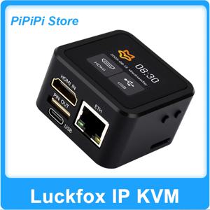 럭스폭스 경량 IP KVM 원격 관리 도구 소프트웨어 없이 시스템 제한 없이 원격 제어 전원 데스크탑 USB PiKVM
