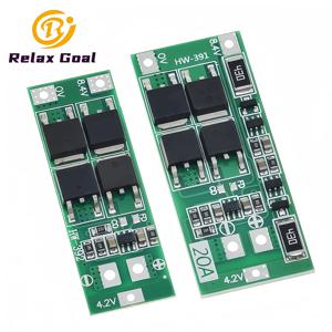 2S 20A 7.4V 8.4V 18650 리튬 배터리 충전기 보호 보드 PCB BMS 보드 밸런스/표준 20A 전류 모듈 DIY용
