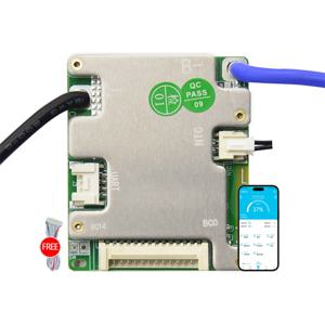 전기 자전거용 디자인 7S 8S 24V 9S 10S 11S 12S 13S 14S 36V 20A 30A 40A 50A LiFePO4 리튬이온 스마트 BMS 블루투스 포함