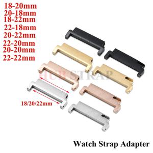 1 쌍의 시계 스트랩 어댑터 시계 액세서리18mm ~ 20mm 22mm,20mm ~ 18/20/22mm,22mm ~ 22mm 퀵 릴리스 핀 커넥터