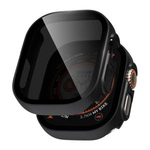 애플워치 울트라2 3 49mm 케이스용 강화유리+프라이버시 안티스파이 스크린 보호필름 커버 iWatch 시리즈 9 8 7 SE 44mm 40mm 45mm