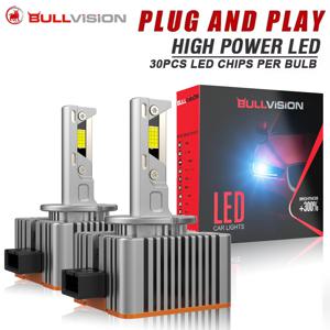 D3S LED D1S 자동차 헤드라이트 캔버스 내장형 발라스트 D2S D4S D5S D8S LED HID D1R D2R D3R D4R D5R D8R 전구 플러그 앤 플레이 자동차 라이트 110W 전구