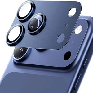 메탈 강화유리 렌즈 보호필름 오렌지 풀커버 후면 카메라 보호필름 아이폰 17Pro/17 Pro Max용 스크래치 방지