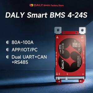 DALY 스마트 BMS LFP 4S 7S 8S 16S 20S 24S 리튬이온 3S 7S 13S 14S 16S 20S 12V 24V 36V 48V 60V 72V 리튬 배터리용 BMS