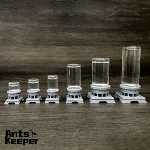 1ml - 30ml 개미집용 유리 물통, 물에 빠지지 않도록 방지, 꿀/설탕/물을 직접 공급 가능, 포미카리움 농장용품