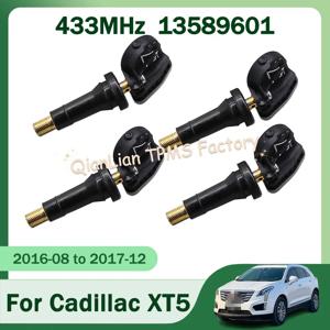1/4pcs 433HMz 13589601 13598773 13522629 TPMS 센서 타이어 압력 모니터 시스템 캐딜락 XT5 CT4 CT6 용 자동차 액세서리