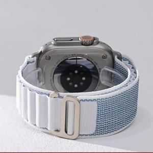 애플워치 시리즈 11/10/9용 새로운 알파인 루프 스트랩, 46mm 45mm 44mm 41mm 40mm 42mm 49mm  iWatch 8 7 6 5 SE3 Ultra 2 호환 밴드