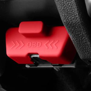 실리콘 자동차 OBD 포트 커버 방수 방청 OBD 포트 잠금 보호 슬리브 먼지 OBD 막힘 방지 캡 자동차 액세서리용