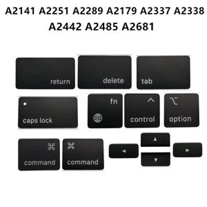 A2141 A2337 A2442 A2681 A2251 A2289 A2338 맥북 프로 키캡 캡스락 컨트롤 딜리트 엔터 탭 커맨드 키캡 미국 레이아웃