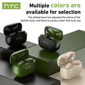 Ai 번역 블루투스 헤드폰 HTC 무선 이어폰 편안한 이어버드 선명한 음질 이어피스 소음 제거 마이크