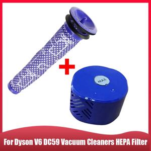 다이슨 V6 DC59 진공 청소기용 HEPA 필터, 프리 필터 및 포스트 필터 교체 부품, DY-96674101 및 DY-96566101