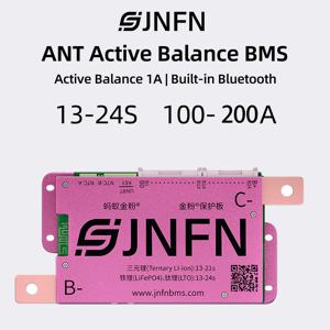 ANT BMS 액티브 밸런스 BMS 13S 16S 48V 17S 20S 60V 24S 72V Lifepo4 18650 victron 리튬이온 Lto 100A 120A 150A 배터리 팩 RS485 BT 스마트 BMS