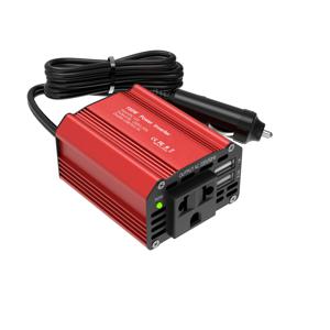 최대 전력 300W, 정격 최대 전력 150W, 차량용 인버터, DC 12V에서 AC 220V로, 고속 충전 차량용 충전기