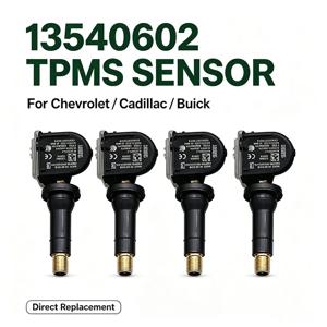 4pcs 433Mhz 13540602 TPMS 센서 타이어 압력 모니터링 시스템 Chevrolet Camaro Impala Traverse Suburban Express 2500 3500