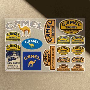 오토바이 스티커 방수 헬멧 탱크 자동차 바디 자전거 범용 비닐 데칼 C-CamelS
