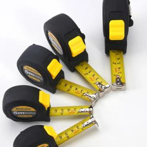 정밀하고 선명한 강철 줄자, 접이식 3M/5M/7.5M/10M, 두꺼운 고무 코팅, 목공용 내마모성 도구 줄자