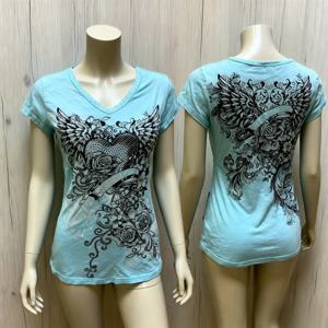 아메리칸 레트로 핫티 티셔츠 서브컬쳐 펑크 에스테틱 프린트 티셔츠 여름 슬림 브이넥 하라주쿠 티셔츠 여성 인기 스트리트 탑스