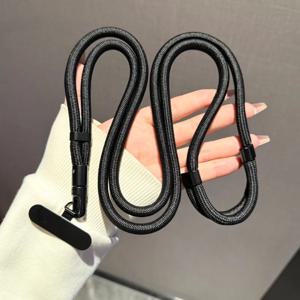 조절 가능한 휴대폰 스트랩 랜야드 크로스바디 폰 랜야드 목걸이 줄 패치 포함 아이폰 휴대폰 걸이 끈