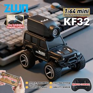 KF32 1:64 RC 미니 클라이밍 합금 비디오카 LED 라이트 및 HD 카메라 라디오 리모컨 차량 장난감 어린이용 최고의 선물