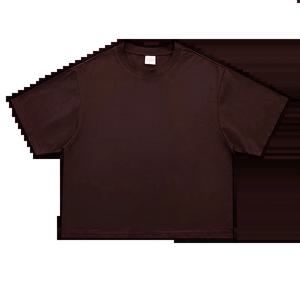 기본 박시핏 O넥 반팔 러닝 티셔츠 남성용 240GSM 100% 면 오버사이즈 헤비웨이트 티셔츠 루즈 스포츠 의류