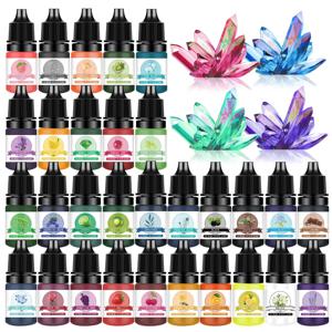 30색 에폭시 레진 색소 세트, 5ml, DIY 쥬얼리 및 공예용 UV 레진 염료 세트, 예술 창작용 다양한 색소