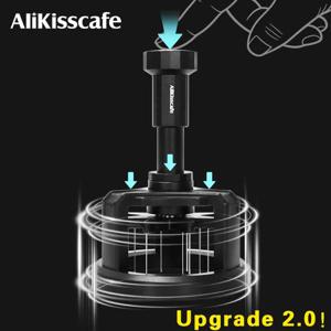 AliKisscafe WDT 도구 로터리 51mm 54mm 58mm 에스프레소 스터러 니들 디스트리뷰터 마그네틱 커피 메이커 액세서리 바리스타 도구