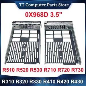 DELL R310 R320 R330 R410 R420 R430 R510 R520 R530 R710 R720 R730 3.5인치 SAS SATA 트레이 하드 드라이브 HDD 캐디 X968D용 TT 0X968D
