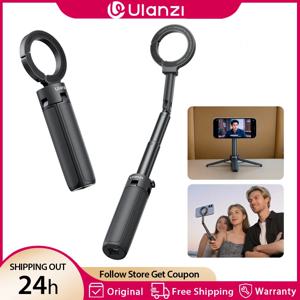 울란지 MT71 2 in 1 마그네틱 미니 셀카봉 데스크탑 삼각대 스탠드 (아이폰 17, 16, 15 Pro Max, 안드로이드 180 호환) °   브이로그용으로 조절 가능