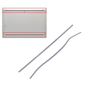 Elitebook 830 735 G7 G8 용 2/1Pc 노트북 고무 스트립 DIY 하단 케이스 풋 패드 미끄럼 방지 범퍼 피트 스트립 노트북 액세서리