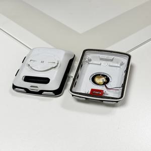 GARMIN Edge 520 Edge 520 Plus용 스피커 측면 버튼이 있는 후면 커버 케이스 인터페이스 나사 부품이 있는 방수 고무 버튼