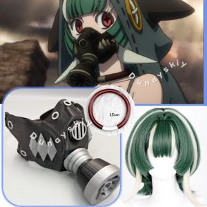 Guita Cosplay Mask Props GACHIAKUTA GUITA Cos 3D 인쇄 전술 마스크 가발 초커 여성용 남성용 할로윈 카니발 선물
